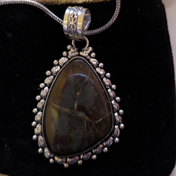 Handcrafted Septerian Necklace silver sterling - Picture 2 of 4